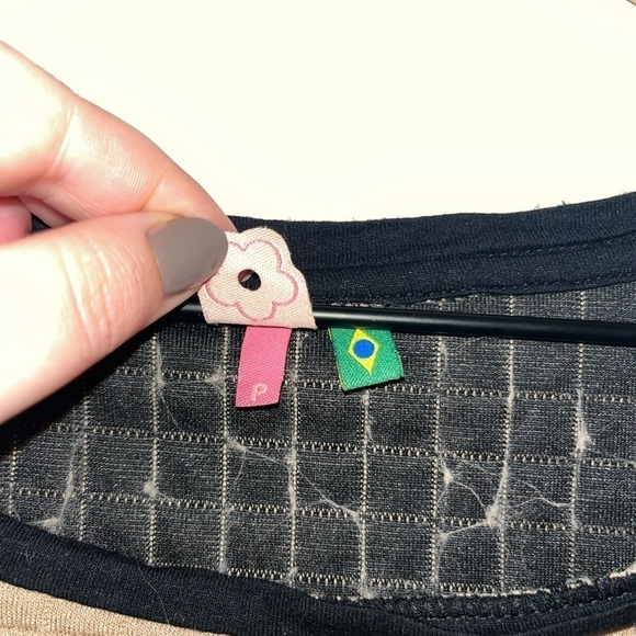 FARM RIO Waffle Texture Caramel Brown Crop Top Size Small - Picture 3 of 6